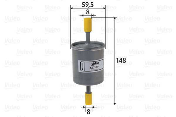 VALEO 587061 Filtro carburante